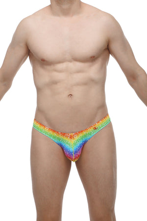 Bikini Capri Arc-en-ciel - PetitQ Underwear - Lingerie masculine sexy et sous-vêtements pour homme originaux