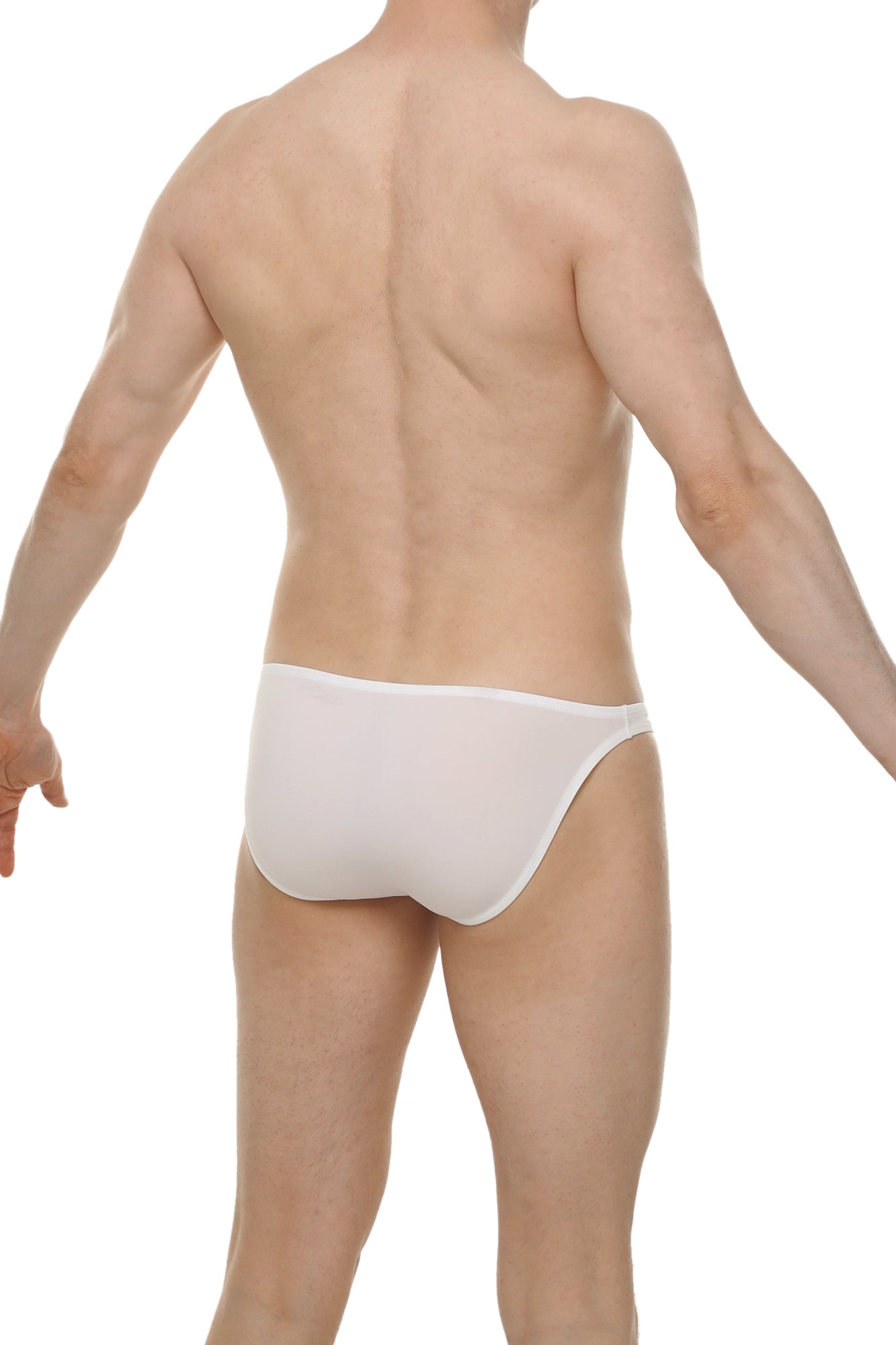 Bikini Dome Skine Blanc - PetitQ Underwear - Lingerie masculine sexy et sous-vêtements pour homme originaux