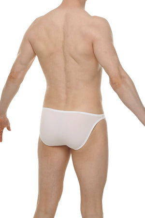 Bikini Dome Skine Blanc - PetitQ Underwear - Lingerie masculine sexy et sous-vêtements pour homme originaux