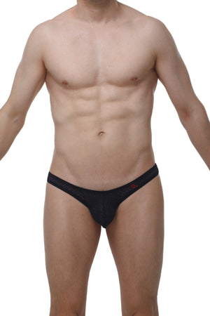 Bikini Capri Macra Noir - PetitQ Underwear - Lingerie masculine sexy et sous-vêtements pour homme originaux