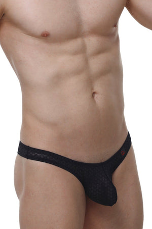 Bikini Capri Macra Noir - PetitQ Underwear - Lingerie masculine sexy et sous-vêtements pour homme originaux
