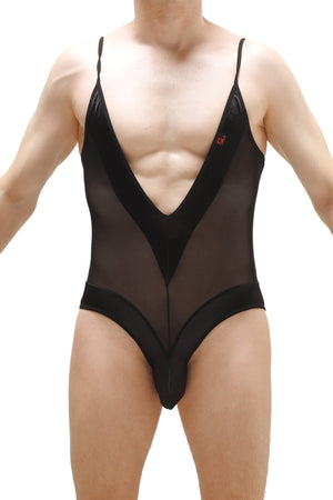 BodyString Bonson Noir - PetitQ Underwear - Lingerie masculine sexy et sous-vêtements pour homme originaux