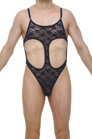 Bodystring Campsat Dentelle Navy - PetitQ Underwear - Lingerie masculine sexy et sous-vêtements pour homme originaux