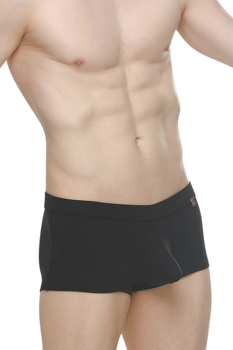 Boxer Colline Bambou Noir - PetitQ Underwear - Lingerie masculine sexy et sous-vêtements pour homme originaux