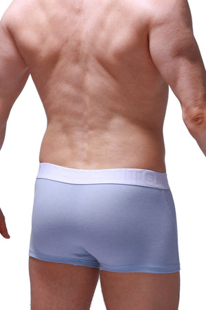 Boxer Slip Hang Rib Bleu Ciel - PetitQ Underwear - Lingerie masculine sexy et sous-vêtements pour homme originaux