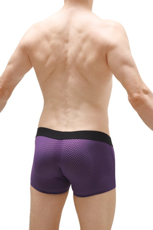 Boxer Olloix Bee Violet - PetitQ Underwear - Lingerie masculine sexy et sous-vêtements pour homme originaux