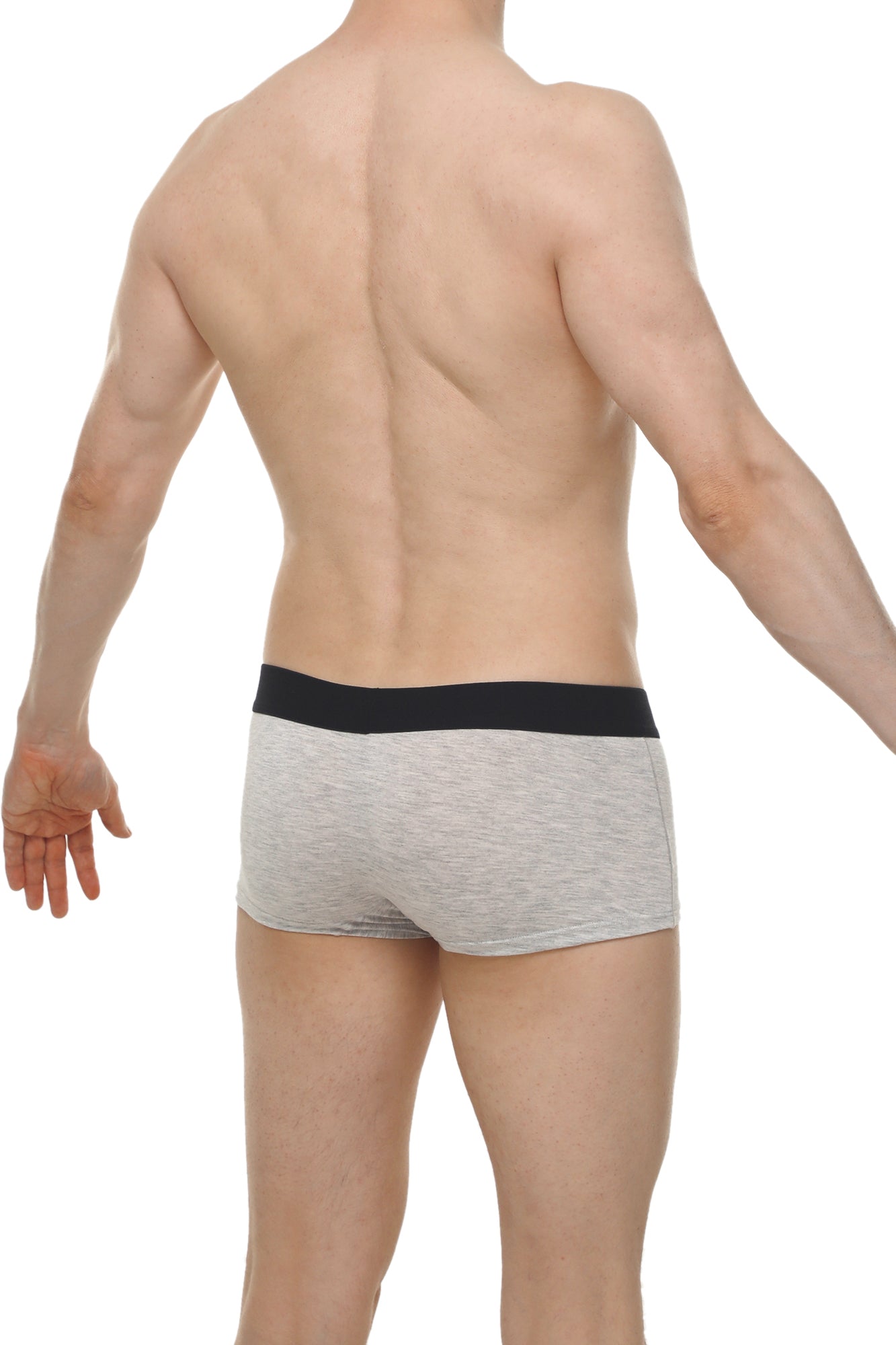 Boxer Menhir Modal Gris - PetitQ Underwear - Lingerie masculine sexy et sous-vêtements pour homme originaux