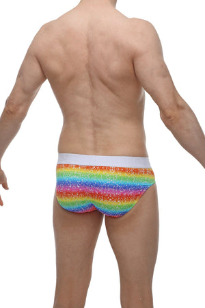 Slip Hang Arc-en-ciel - PetitQ Underwear - Lingerie masculine sexy et sous-vêtements pour homme originaux