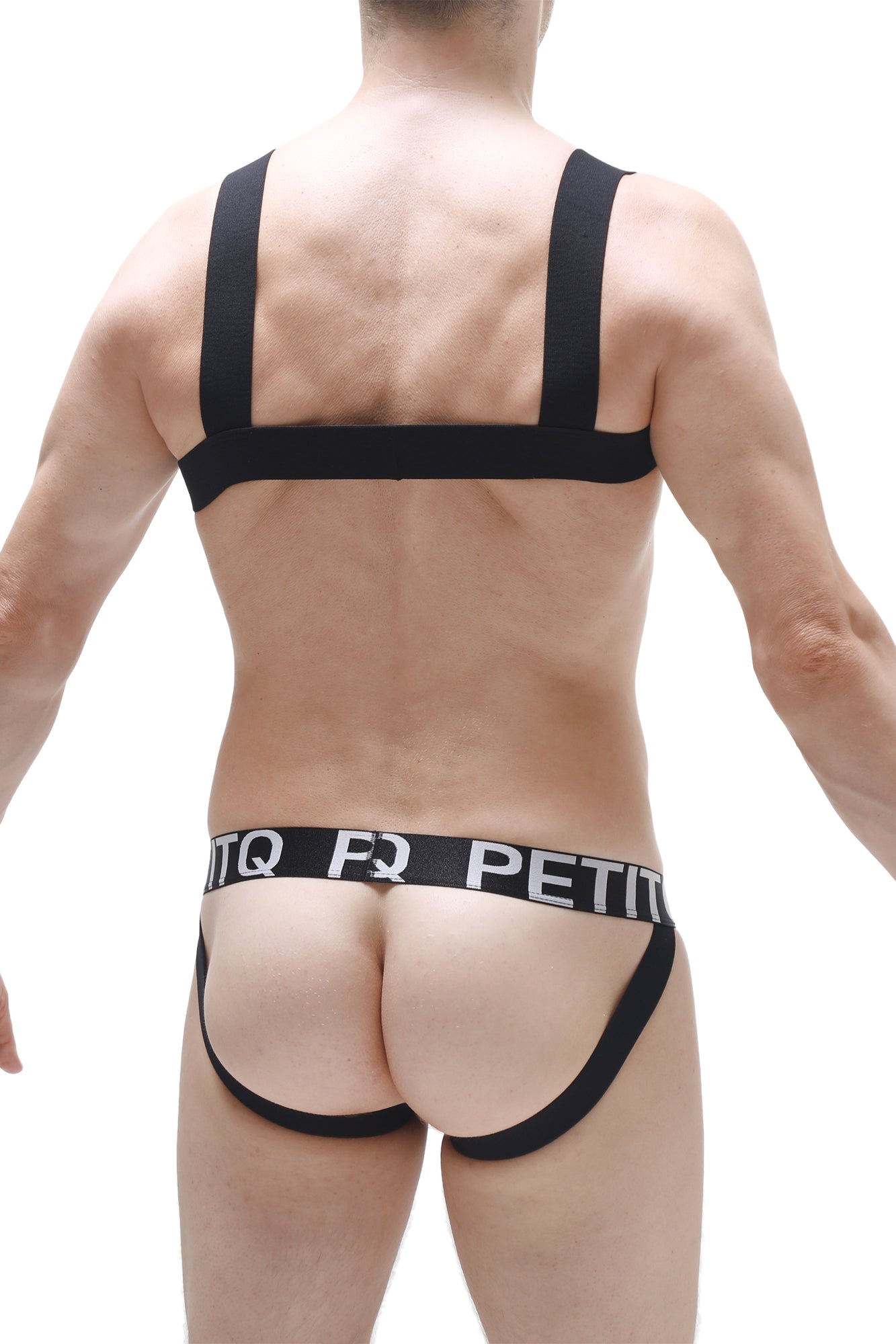 Harnais Ancille Noir - PetitQ Underwear - Lingerie masculine sexy et sous-vêtements pour homme originaux