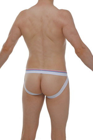 Jockstrap Anjouin Modal Blanc - PetitQ Underwear - Lingerie masculine sexy et sous-vêtements pour homme originaux