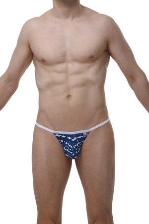 String Ficelle Chely New Denim - PetitQ Underwear - Lingerie masculine sexy et sous-vêtements pour homme originaux