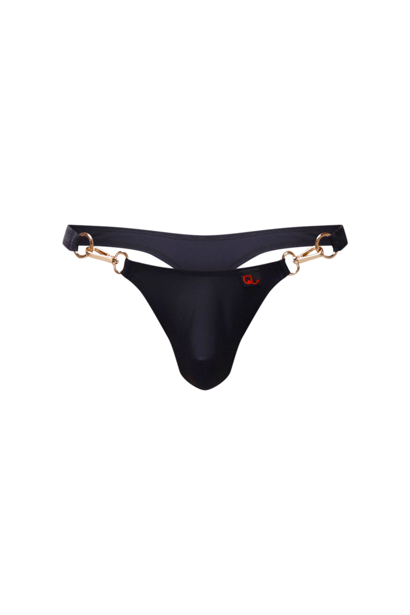 String de Bain Conguel Recyclé Noir - PetitQ Underwear - Lingerie masculine sexy et sous-vêtements pour homme originaux