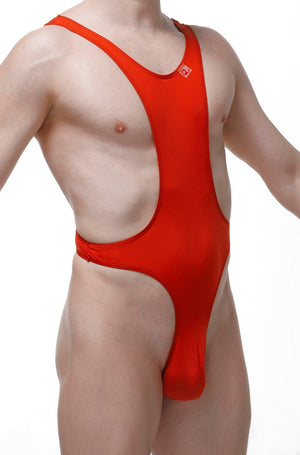 Bodystring Aunou Rouge - PetitQ Underwear - Lingerie masculine sexy et sous-vêtements pour homme originaux