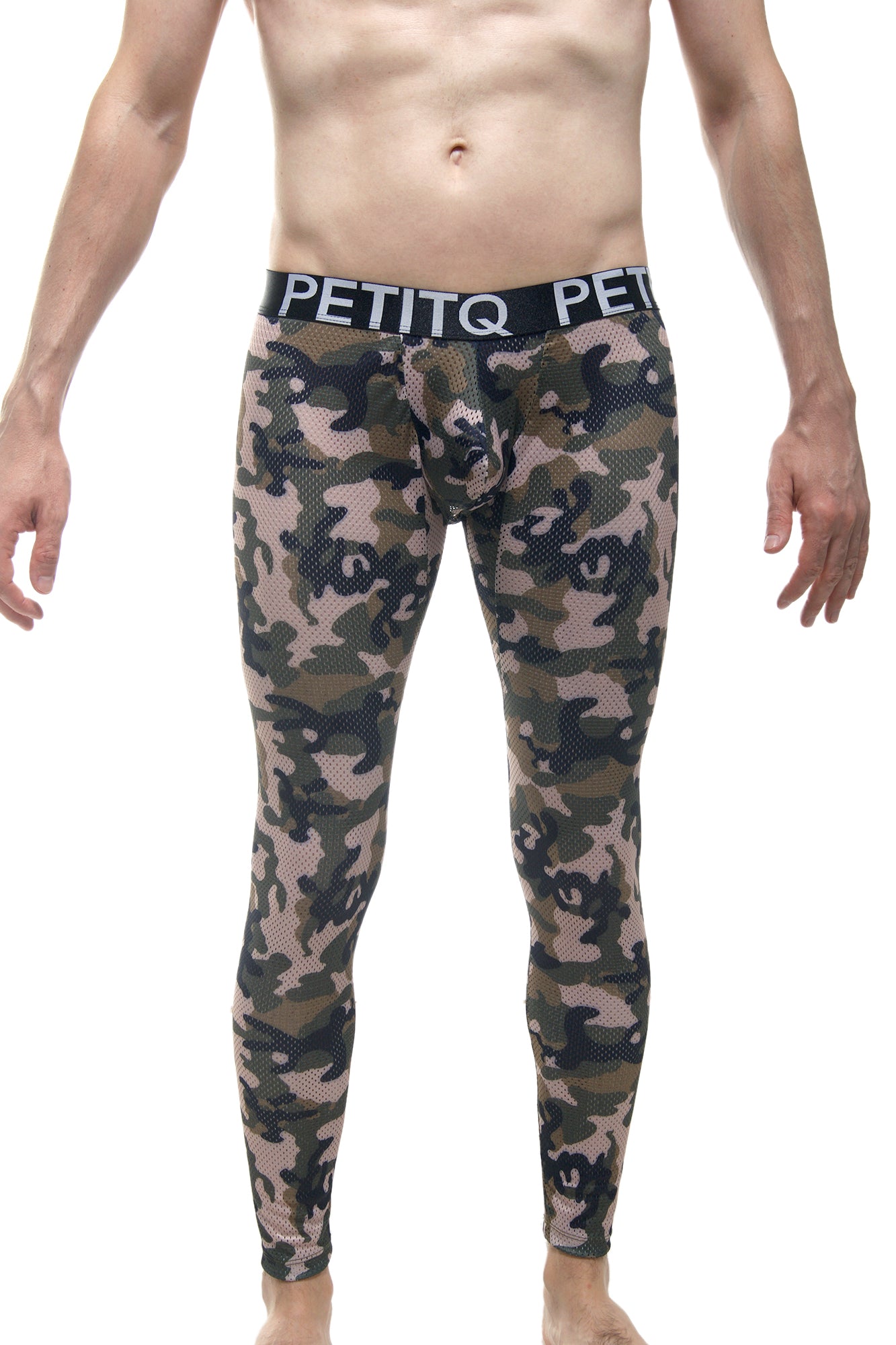 Legging Ouvert Camouflage - PetitQ Underwear - Lingerie masculine sexy et sous-vêtements pour homme originaux