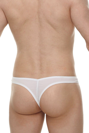 String Bulan Skine Blanc - PetitQ Underwear - Lingerie masculine sexy et sous-vêtements pour homme originaux