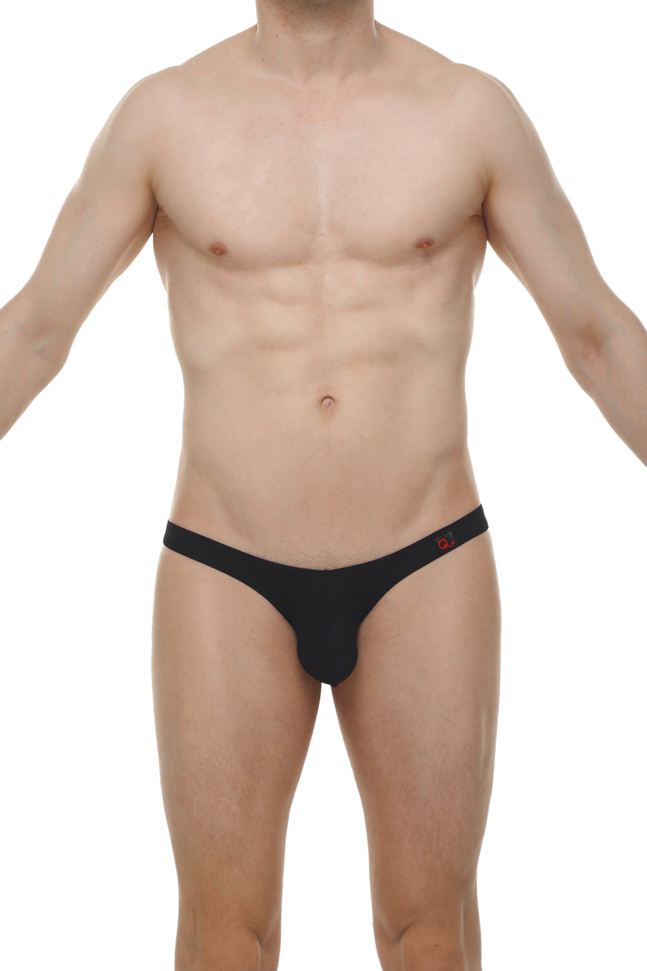 Bikini Dome Skine Noir - PetitQ Underwear - Lingerie masculine sexy et sous-vêtements pour homme originaux