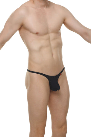 Bikini Plellis Plum Noir - PetitQ Underwear - Lingerie masculine sexy et sous-vêtements pour homme originaux