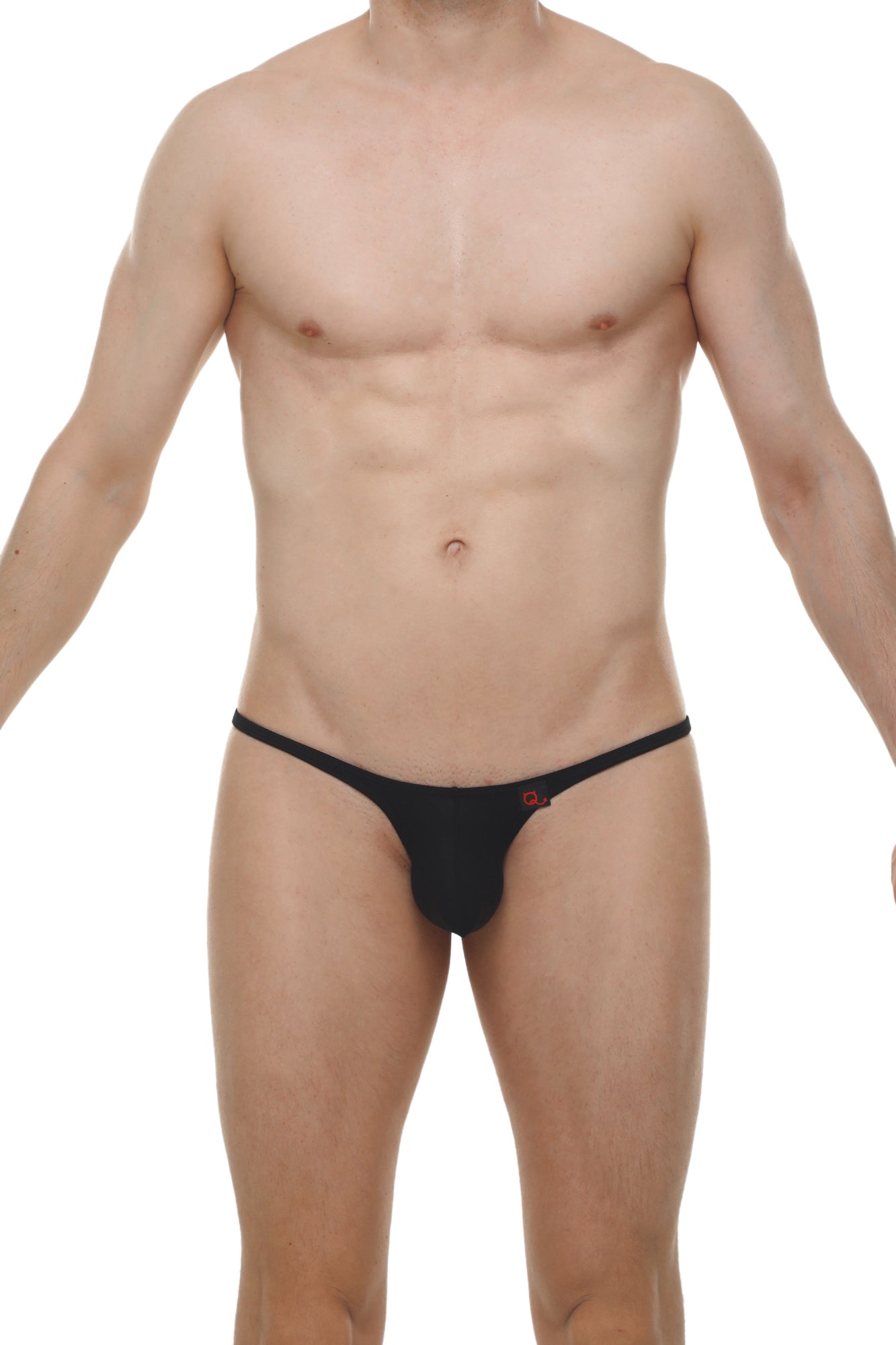 Bikini Plellis Noir - PetitQ Underwear - Lingerie masculine sexy et sous-vêtements pour homme originaux