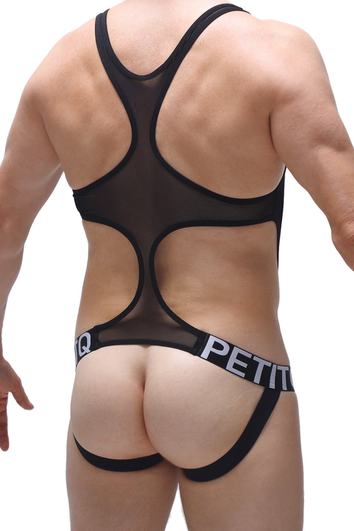 Oze Net Black Jockstrap Body
