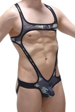 Oze Net Camo Jockstrap Body