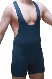 Blauer Bodyboxer