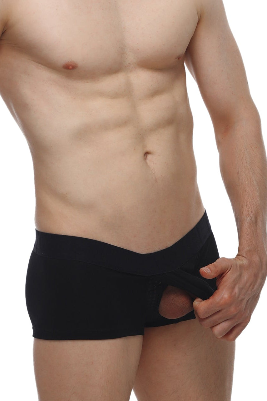 Boxer Algun Modal Noir - PetitQ Underwear - Lingerie masculine sexy et sous-vêtements pour homme originaux