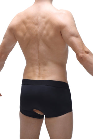 Boxer Moras Noir - PetitQ Underwear - Lingerie masculine sexy et sous-vêtements pour homme originaux