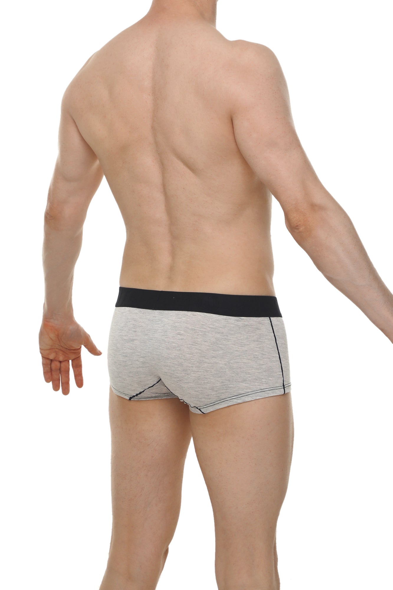 Boxer Dome Modal Gris - PetitQ Underwear - Lingerie masculine sexy et sous-vêtements pour homme originaux