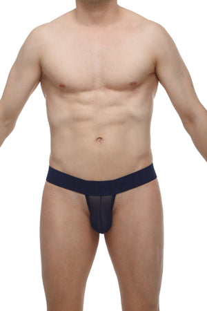 String Ficelle Chanac Net Navy - PetitQ Underwear - Lingerie masculine sexy et sous-vêtements pour homme originaux