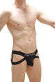 Lonray Schwarzer Jockstrap