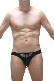 Merpins Schwarzer Jockstrap