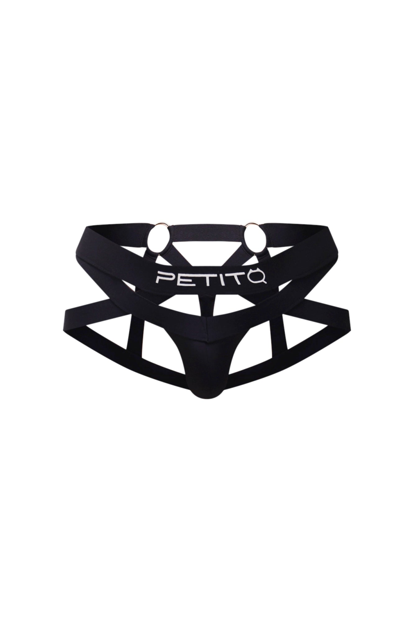Jockstring PetitQ Beast Noir 2023 - PetitQ Underwear - Lingerie masculine sexy et sous-vêtements pour homme originaux