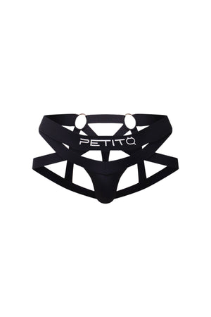 Jockstring PetitQ Beast Noir 2023 - PetitQ Underwear - Lingerie masculine sexy et sous-vêtements pour homme originaux