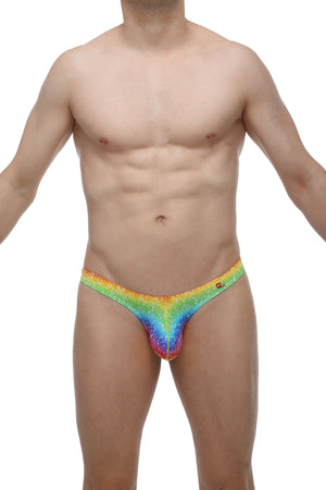 String Dome Arc-en-ciel - PetitQ Underwear - Lingerie masculine sexy et sous-vêtements pour homme originaux