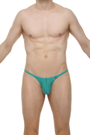 String Cernier Plum Vert - PetitQ Underwear - Lingerie masculine sexy et sous-vêtements pour homme originaux