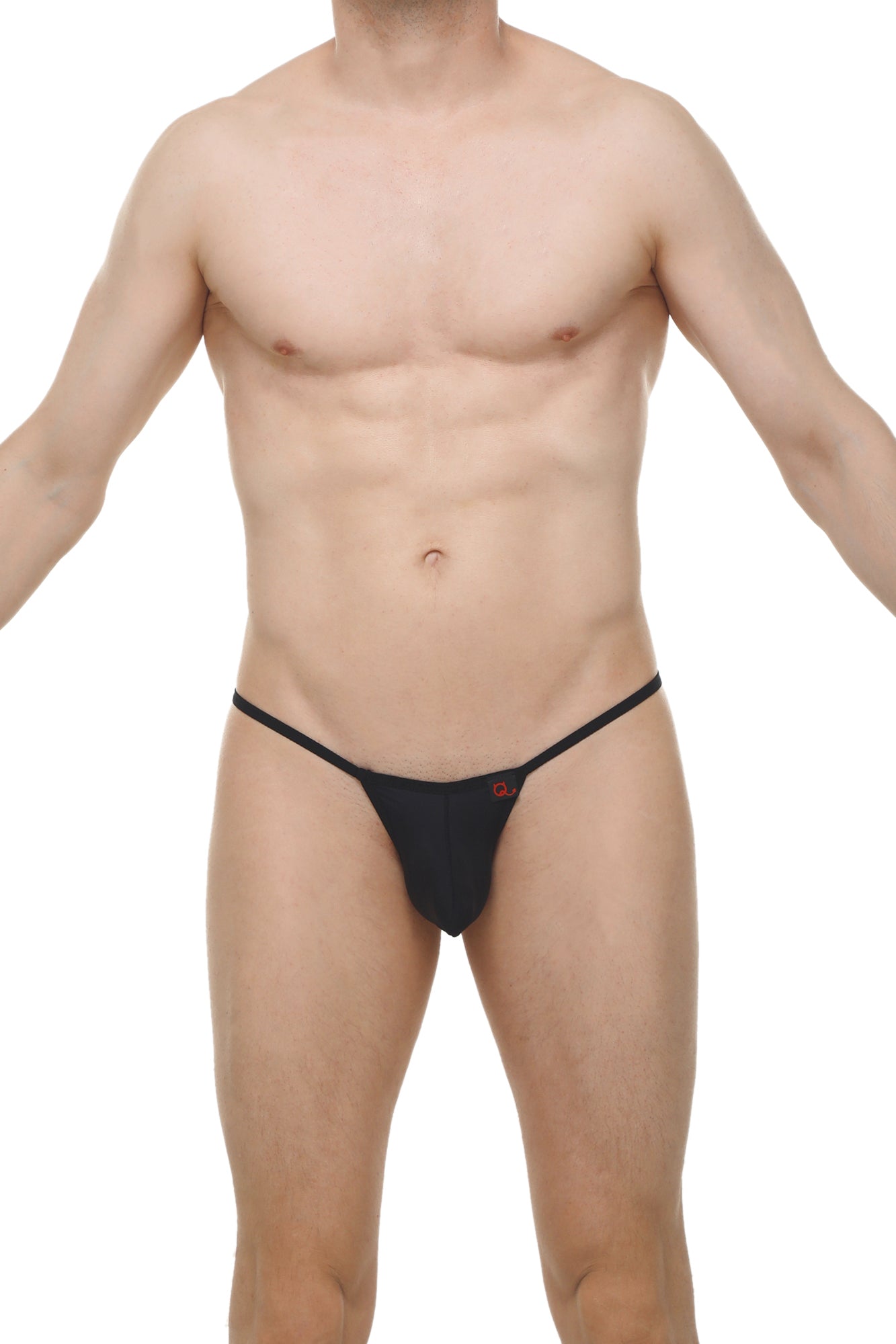 String Migny Plum Noir - PetitQ Underwear - Lingerie masculine sexy et sous-vêtements pour homme originaux
