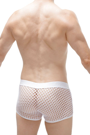 Boxer Olloix Blanc - PetitQ Underwear - Lingerie masculine sexy et sous-vêtements pour homme originaux