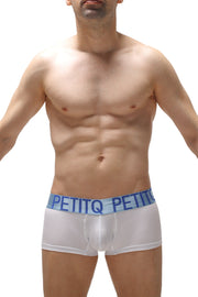 Weiße Push-Up-Boxershorts