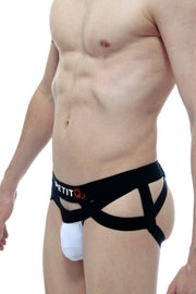 Jockstring Bust PetitQ Blanc - PetitQ Underwear