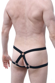 Boxer Ouvert Caylus Noir - PetitQ Underwear