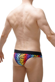 Bikini Capri Protruder Leopardo Arcoiris