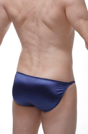 Bikini Lhery Satin Bleu Marine