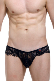 Bikini PetitQ Heart Dentelle Noir - PetitQ Underwear