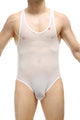 Bodyjockstrap Perruel Net Weiß