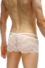 Boxer Baden Dentelle Blanc