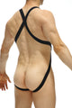 Naussac Cockring Harness Schwarz