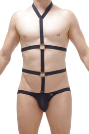 Jockstrap Harnais Detachable Noir