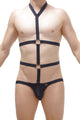 Abnehmbarer Jockstrap-Gurt Schwarz