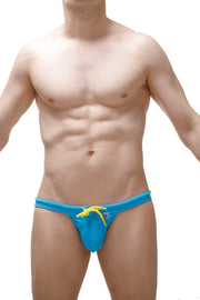 Jockstrap de Bain Econyl Turquoise