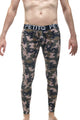 Legging abierto de camuflaje